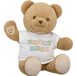 Baby Brown Teddy Bear "Hello Baby" Gift Set