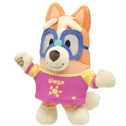 Bingo Plush with Swim Shirt and Goggle Set