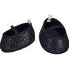 Black Sparkle Flats