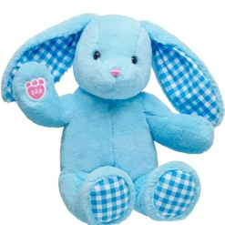 Blue Gingham Pawlette™ Bunny Plush