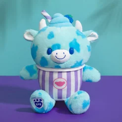 Blue Raspberry Cow Slushie Plushie
