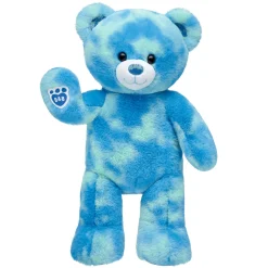 Blue Tie-Dye Bear