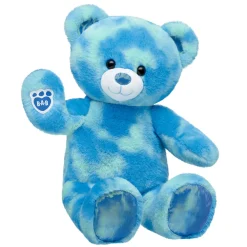 Blue Tie-Dye Bear