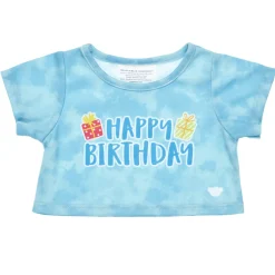 Blue Tie-Dye Birthday T-Shirt