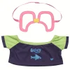 Bluey Swim Shirt and Goggle Set