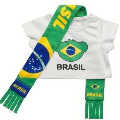 Brazil Scarf and T-Shirt Set