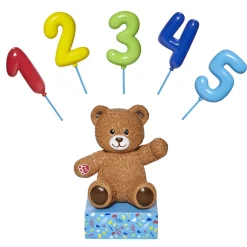 Build-A-Bear® Brown Bear Base with CeleBEARate Balloon Inserts (1-5)