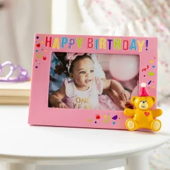 Build-A-Bear® Happy BEARthday! Pink Photo Frame