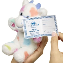 Build-A-Bear Mini Beans® Colorful Splatter Cow Stuffed Animal