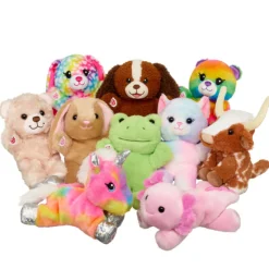 Build-A-Bear Mini Beans® Pastel Swirl Kitty Stuffed Animal