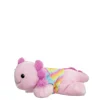 Build-A-Bear Mini Beans® Pink Axolotl Stuffed Animal Rainbow Heart Gift Set