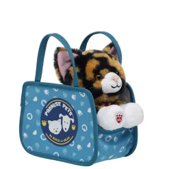 Build-A-Bear Mini Beans® Promise Pets™ Calico Stuffed Animal with Pet Carrier