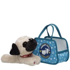 Build-A-Bear Mini Beans® Promise Pets™ Pug Stuffed Animal with Pet Carrier