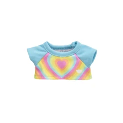 Build-A-Bear Mini Beans® Rainbow Heart T-Shirt