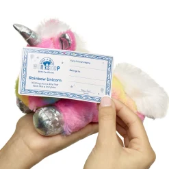 Build-A-Bear Mini Beans® Rainbow Unicorn Plush