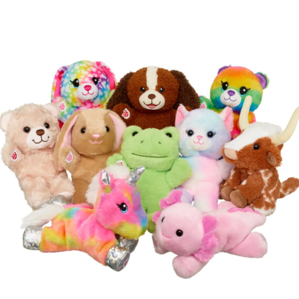 Build-A-Bear Mini Beans® Rainbow Unicorn Plush