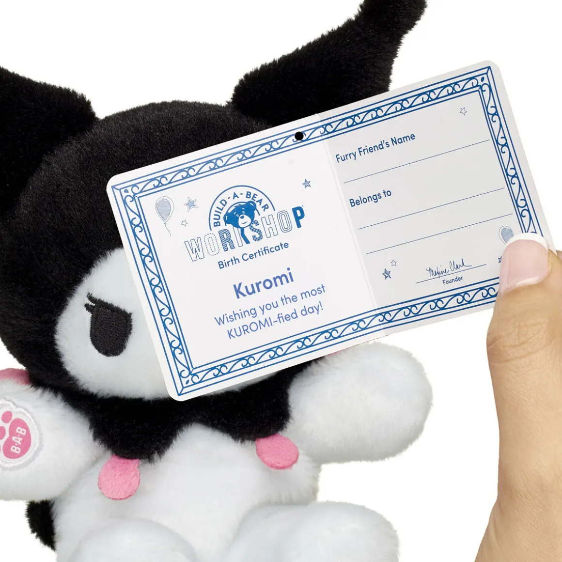 Build-A-Bear Mini Beans® Sanrio® Hello Kitty® and Friends Kuromi™ Plush