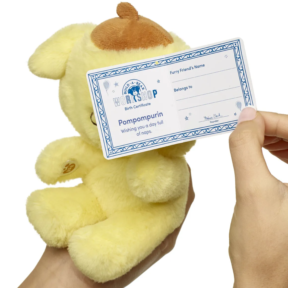 Build-A-Bear Mini Beans® Sanrio® Hello Kitty® and Friends Pompompurin™ Plush
