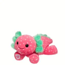 Build-A-Bear Mini Beans® Strawberry Axolotl Stuffed Animal