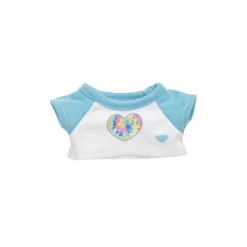 Build-A-Bear Mini Beans® Tie-Dye Heart T-Shirt