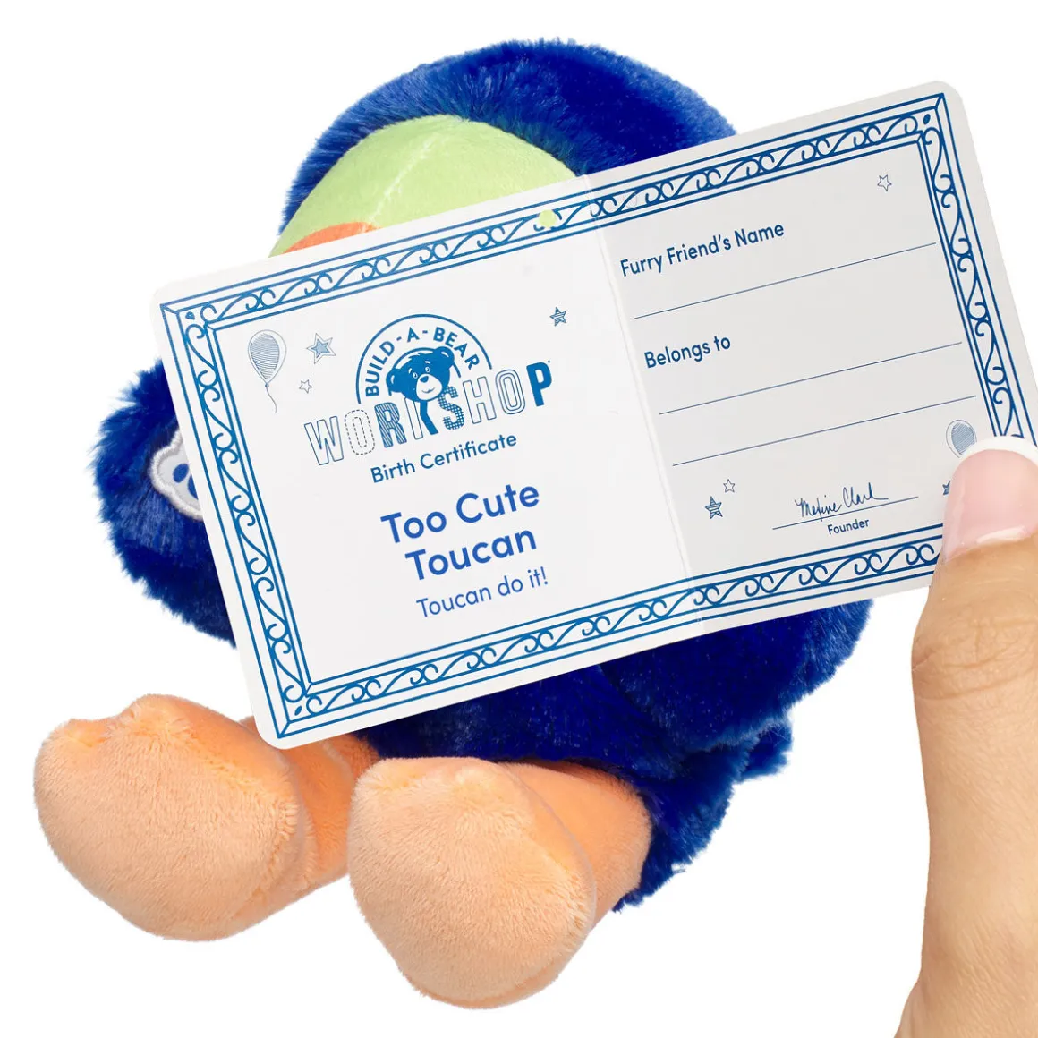 Build-A-Bear Mini Beans® Too Cute Toucan Stuffed Animal
