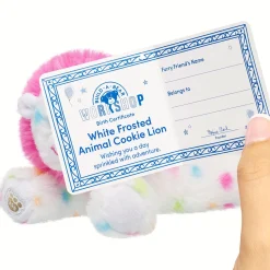 Build-A-Bear Mini Beans® White Frosted Animal Cookie Lion - Limited Edition!