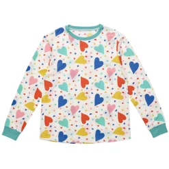 Build-A-Bear Pajama Shop™ Colorful Hearts PJ Top - Adult