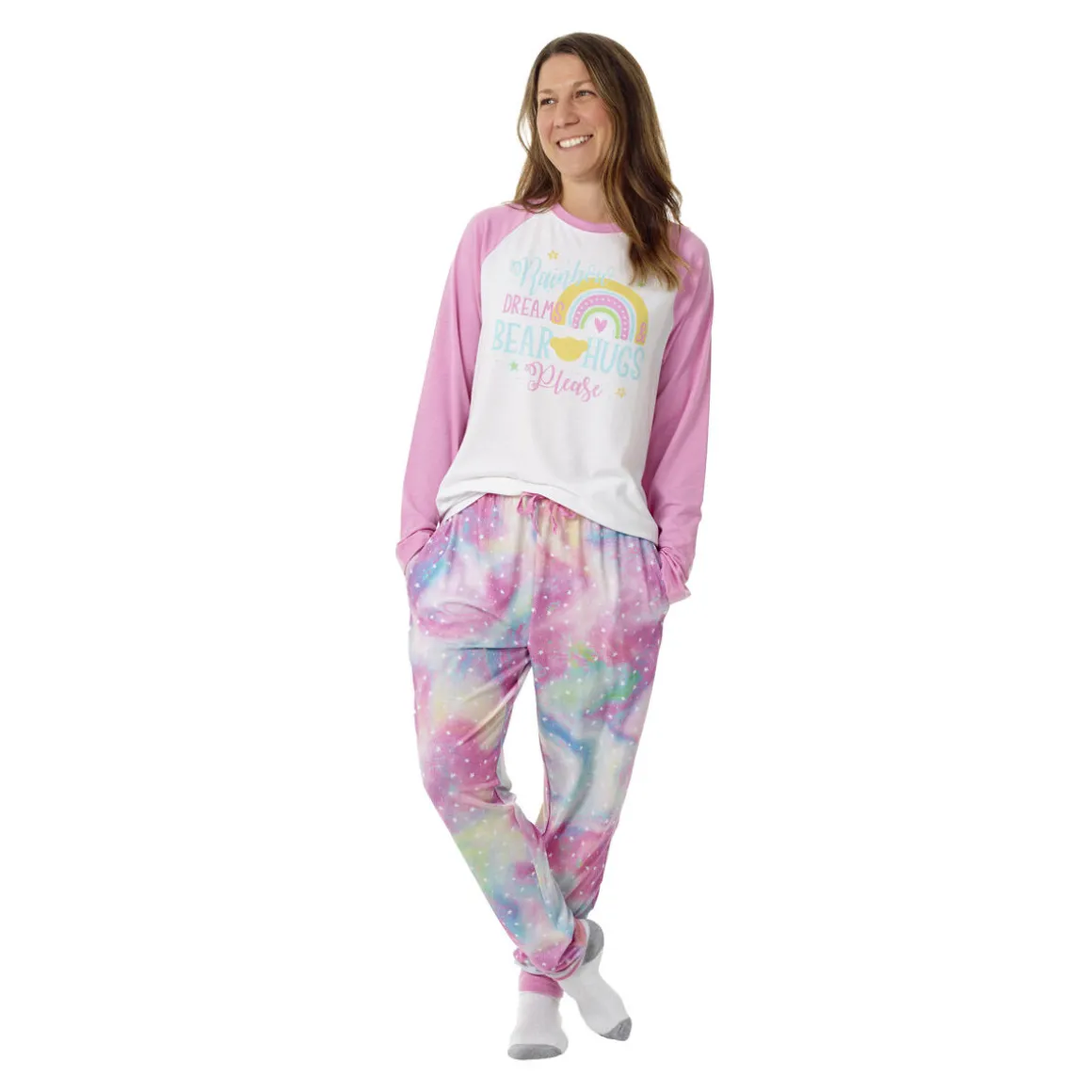 Build-A-Bear Pajama Shop™ Rainbow Dreams & Bear Hugs Please PJ Top - Adult