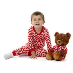 Build-A-Bear Pajama Shop™ Red Hearts PJ Top - Toddler and Youth
