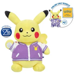 Build-A-Bear 25th Celebration Pokémon Pikachu (Female) Plush Bundle