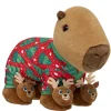 Capybara Stuffed Animal Holiday Gift Set