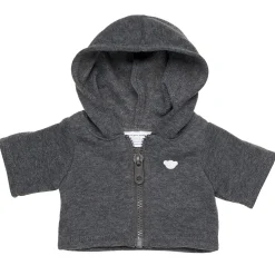 Charcoal Grey Zip Hoodie