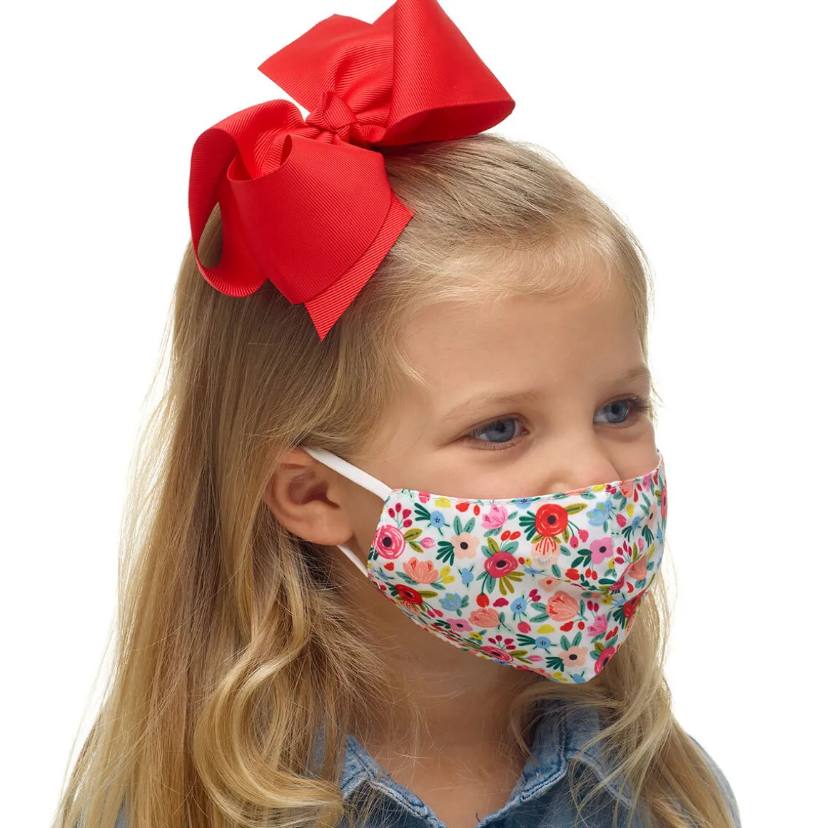 Child-Size Flower Face Mask