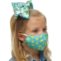 Child-Size Spring Green Frog Face Mask