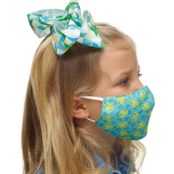 Child-Size Spring Green Frog Face Mask