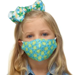 Child-Size Spring Green Frog Face Mask