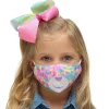 Child-Size Tie-Dye Bear Face Mask
