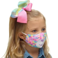 Child-Size Tie-Dye Bear Face Mask