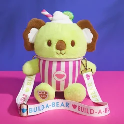 Coconut Lime Koala Slushie Plushie with Carrying Strap