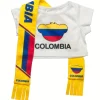 Colombia Scarf and T-Shirt Set