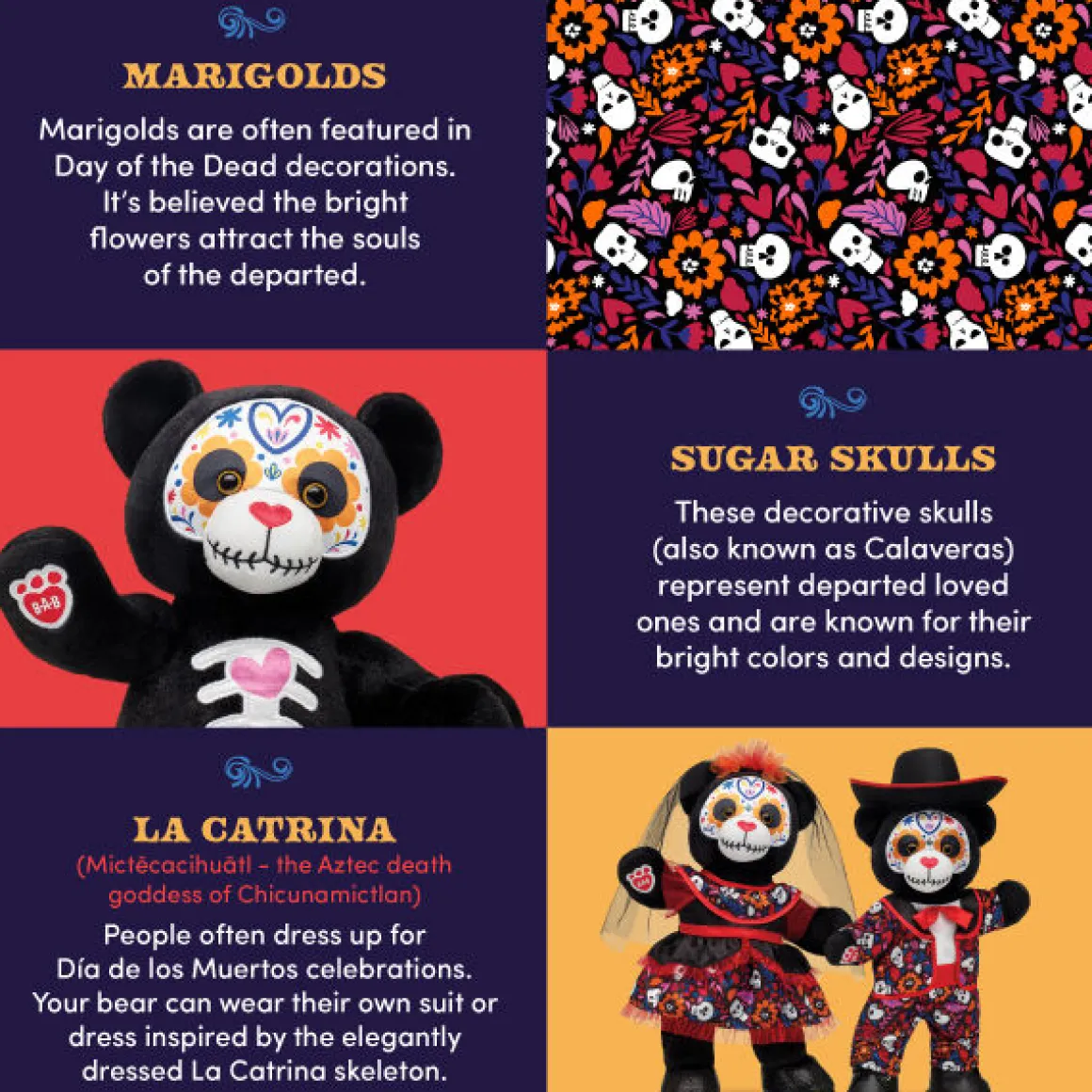 Día de los Muertos Teddy Bear
