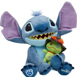 Disney Stitch Plush with Halloween Scrump