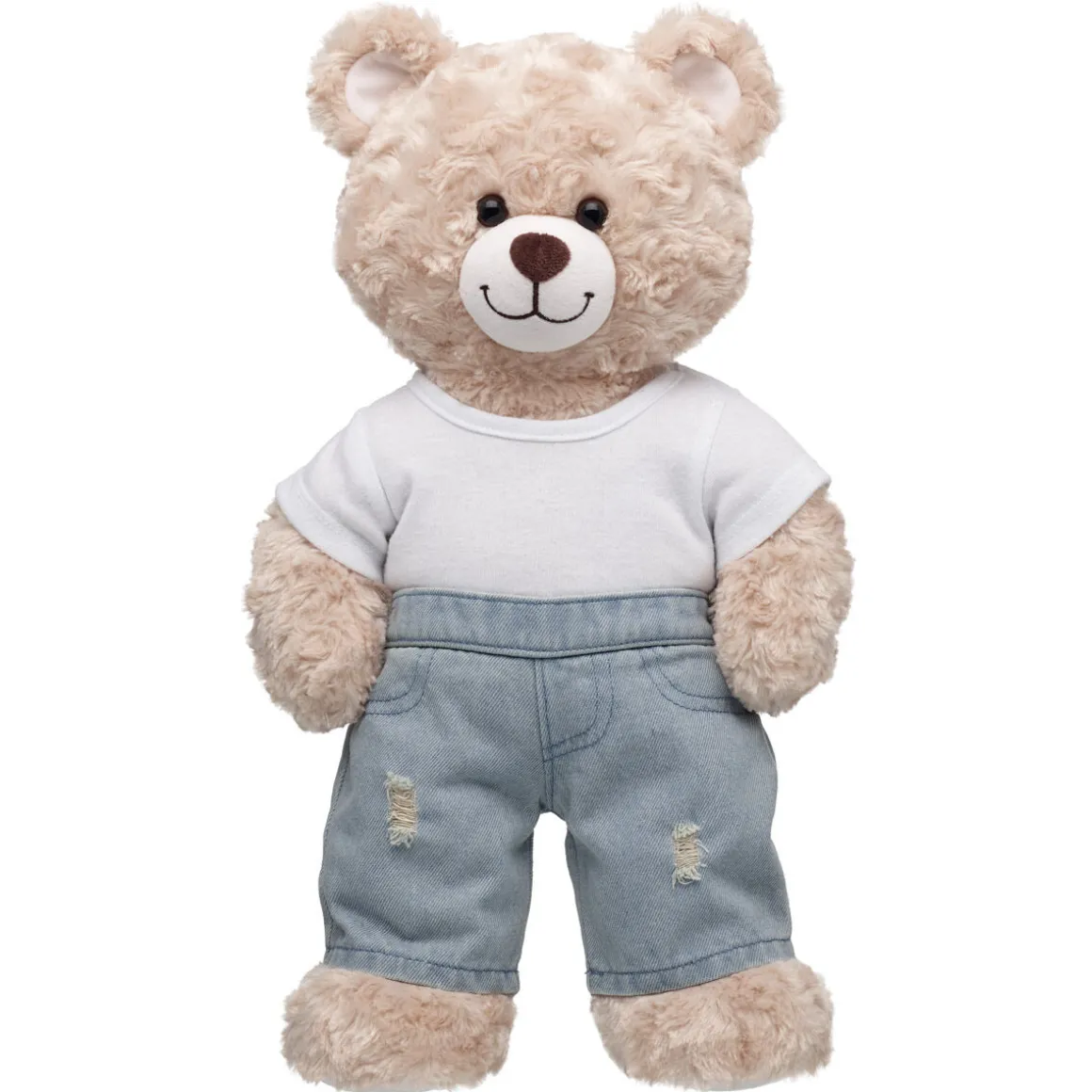 Distressed Light Denim Jeans
