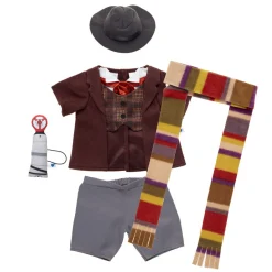 Doctor Who Fourth Doctor Costume & Sonic Screwdriver Set
