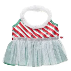 Faux Fur Holiday Dress