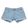 Frayed Denim Shorts