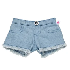 Frayed Denim Shorts