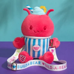 Fruit Punch Lobster Slushie Plushie with Carrying Strap