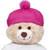 Fuchsia Pom Hat Beanie