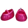 Fuchsia Sequin Flats